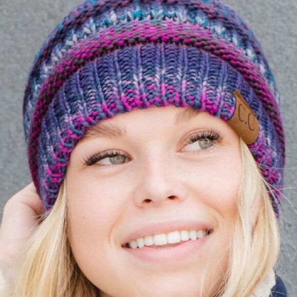 C.C Multicolored Beanie - Picture 2 of 3